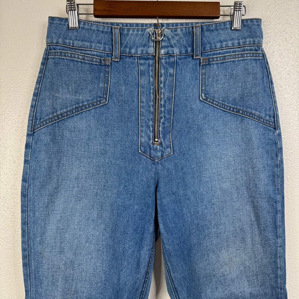 Reformation Cher High-Rise Flare Jeans in Ellis Wash Size 29 - Picture 3 of 8